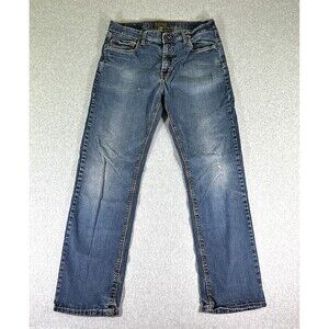 Urban Star Mens Jeans Blue Tag Size 38x33 (34x33) Straight Stretch Denim
